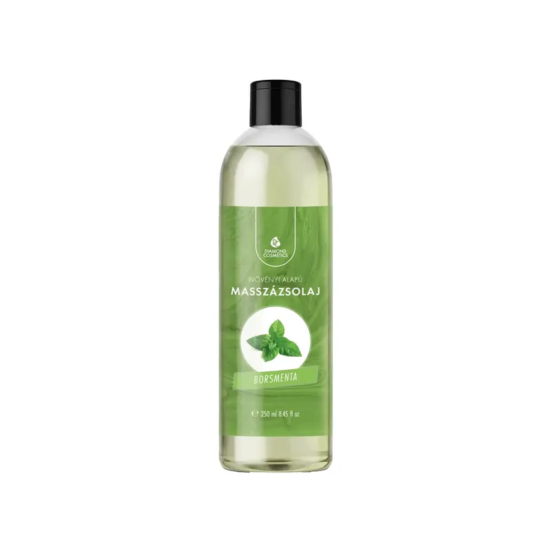 Borsmenta Illatú Masszázsolaj - 250 ml – Frissítő és Hidratáló hatás Gyors szállítás