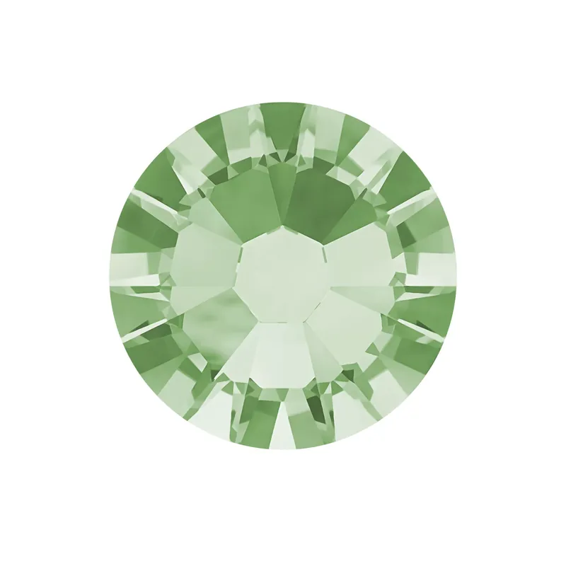 Swarovski Chrysolite Körömdíszítő kő (SS10) - 50db Szuper akció