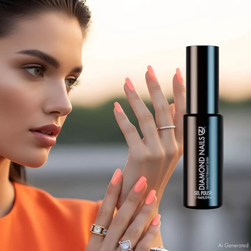 Gél Lakk - Sexy Peach, Barack - DN261 - 4ml - Hema mentes Biztonságos vásárlás