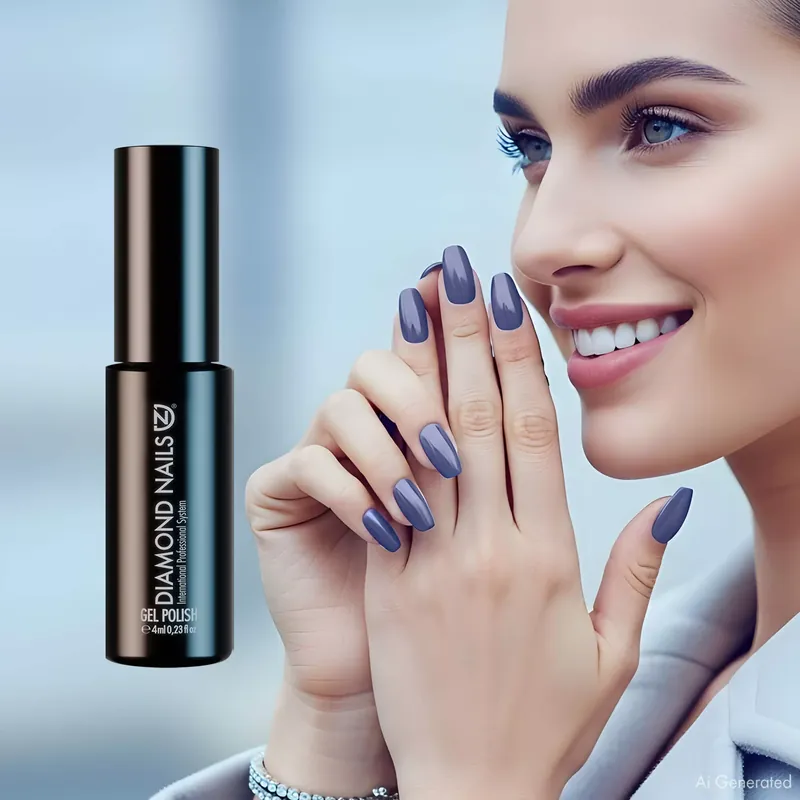 Árcsökkenés Gél Lakk - Szürkéskék - DN257 - 4ml - Hema mentes