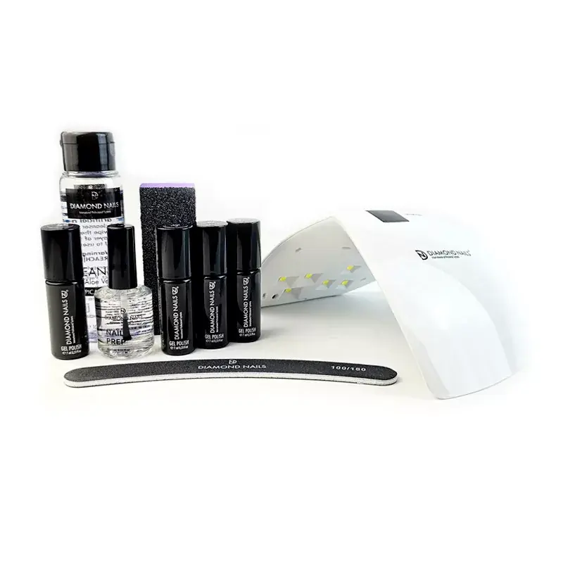 Biztonságos fizetés Gél lakk induló szett SUNx32 24w-os UV/LED Lámpával - Zselé lakk