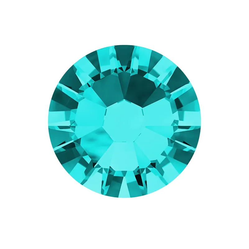 Swarovski Világostürkiz Körömdíszítő kő (SS12) - 20db Újdonság