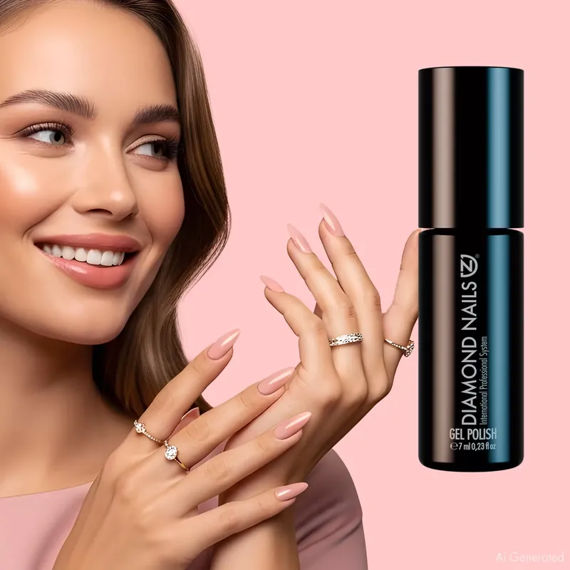Gél Lakk - DN320 - Blushing Pasztel Rózsaszín - 7ml - Hema mentes Korlátozott ajánlat