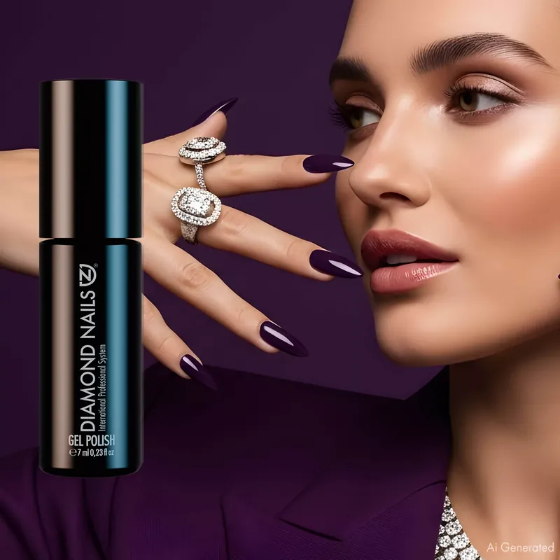 Rendeld meg most Gél Lakk - Lila Metal - DN325 - 4ml - Hema mentes