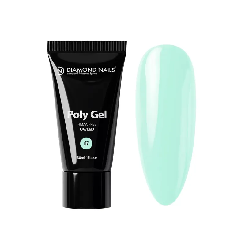 Legjobb ár PolyGel 07 - Light Mint (Zöld) - 30ml - HEMA-mentes - Hibrid Akril Gél