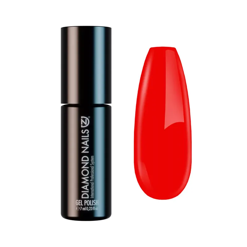 Gél Lakk - DN272 - True Red- Piros - 7ml Újdonság