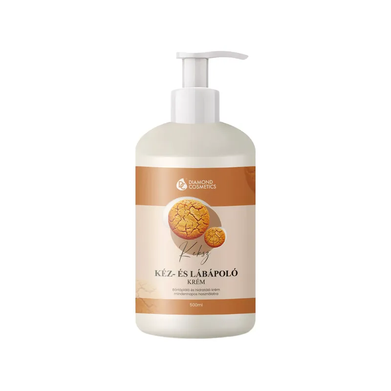 Különleges ajánlat Kéz és lábápoló krém - Keksz - Biscuit - 500ml