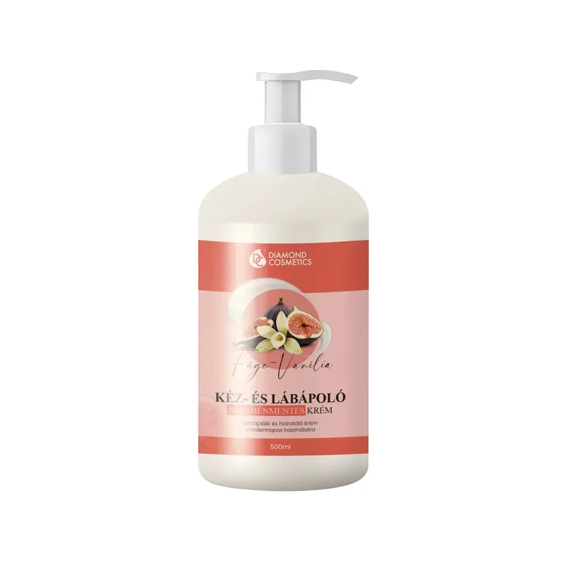 Kéz- és lábápoló krém – Füge-vanília illatú– 500 ml Kiárusítás