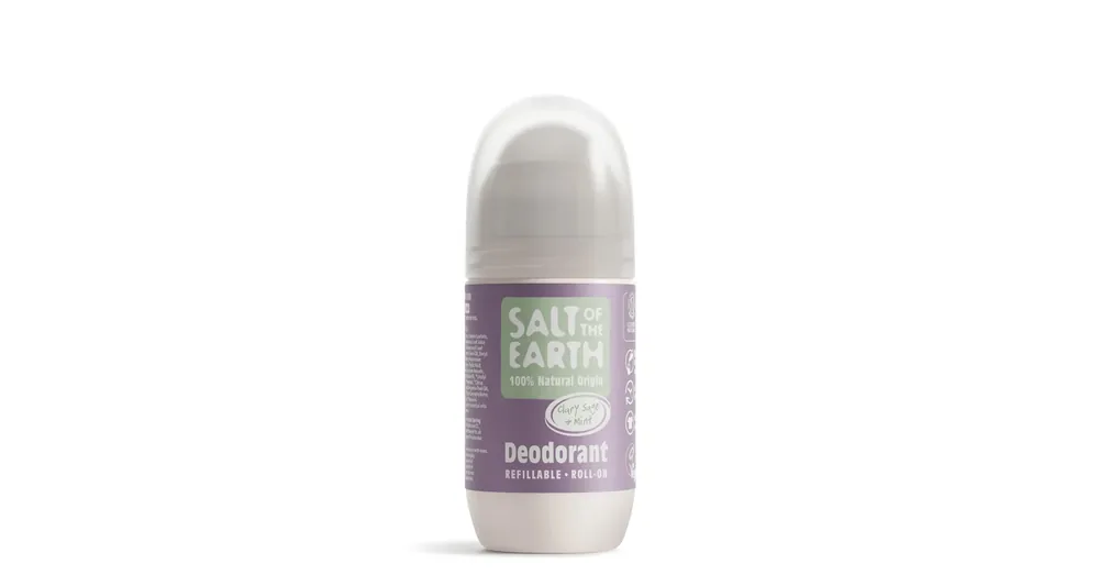 SALT OF THE EARTH ZSÁLYA ÉS MENTA ÚJRATÖLTHETŐ GOLYÓS DEZODOR Különleges ajánlat