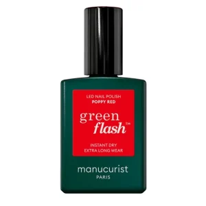 MANUCURIST GREEN FLASH GÉLLAK - POPPY RED Gyors kiszállítás