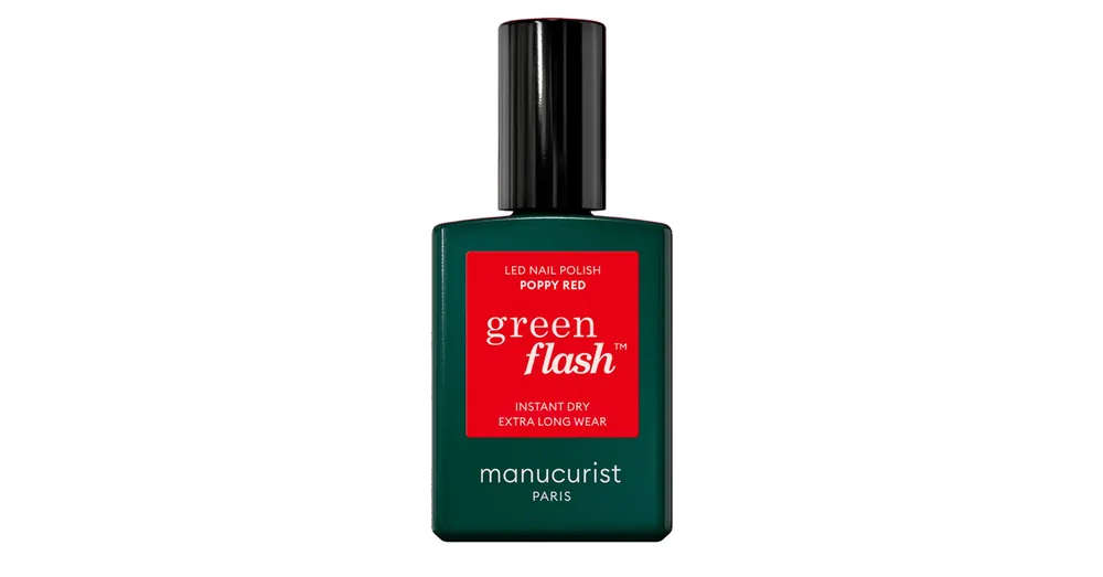 MANUCURIST GREEN FLASH GÉLLAK - POPPY RED Gyors kiszállítás