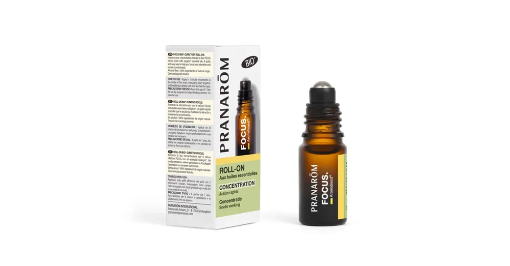 Expressz kézbesítés PRANAROM AROMABOOST FOCUS ROLL-ON ILLÓOLAJOKKAL