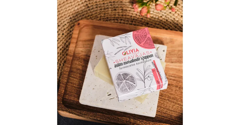 OLIVIA NATURAL Intim mosakodó szappan Prémium
