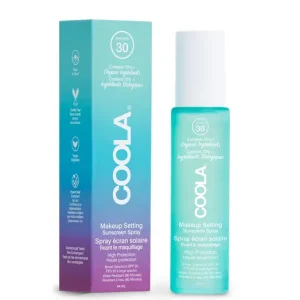 COOLA SPF30 SMINKFIXÁLÓ SPRAY - ZÖLD TEA ÉS ALOE VERA Biztonságos vásárlás