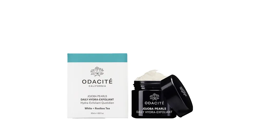 ODACITÉ JOJOBA PEARLS Hydra hámlasztó krémmaszk fehér és rooibos teával Kedvezményes ár