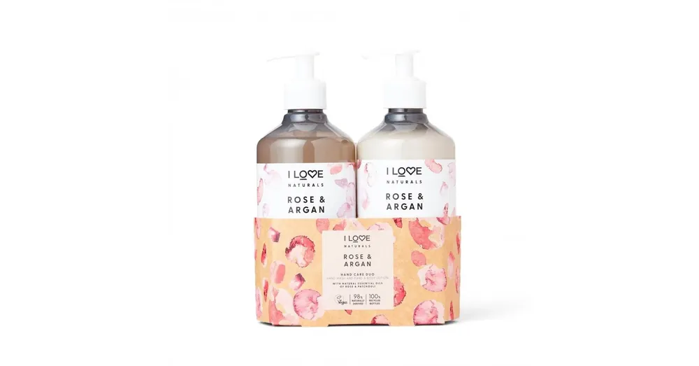 I LOVE NATURALS Rózsa és Argán Kézápoló Duó Korlátozott ajánlat