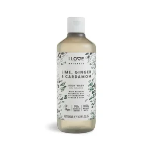 I LOVE NATURALS Lime, Gyömbér, Kardamom Tusológél Korlátozott ajánlat
