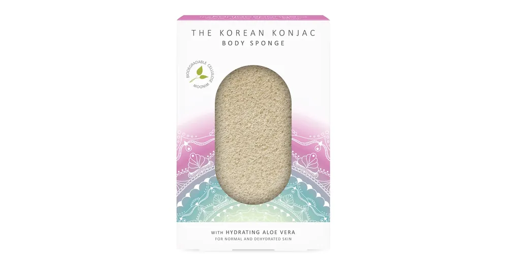 Szezonális akció KONJAC SPONGE PRÉMIUM MANDALA TESTSZIVACS ALOE VERÁVAL