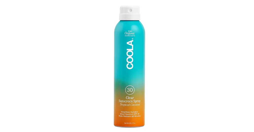 COOLA CLASSIC SPF30 ORGANIKUS FÉNYVÉDŐ SPRAY TESTRE - KÓKUSZ Csak ma
