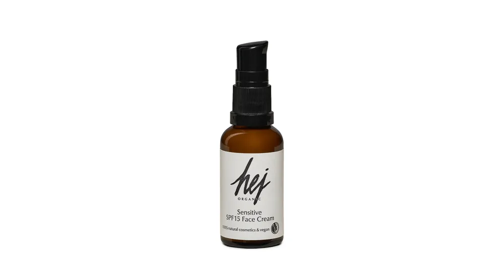 Rendeld meg most HEJ ORGANIC SENSITIVE Nappali Arckrém SPF15-ös fényvédelemmel