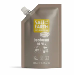 Gyors szállítás SALT OF THE EARTH Borostyán és szantálfa dezodor spray tasakos utántöltő