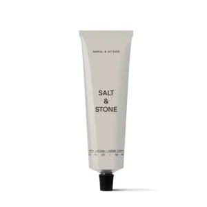 SALT & STONE TÁPLÁLÓ TESTÁPOLÓ KRÉM - SZANTÁLFA & VETIVER - TRAVEL SIZE Biztonságos fizetés