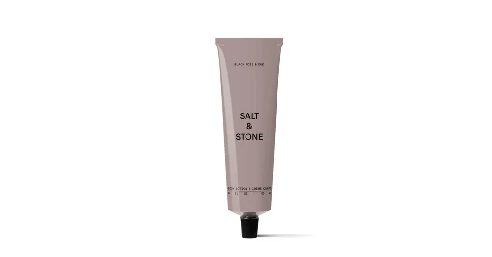 SALT & STONE TÁPLÁLÓ TESTÁPOLÓ KRÉM - black rose & oud - TRAVEL SIZE Korlátozott ajánlat
