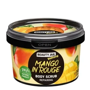 BEAUTY JAR YUMMY MANGO IN ROUGE Mangós Bőrregeneráló Testradír Biztonságos fizetés