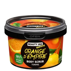 BEAUTY JAR YUMMY ORANGE D‘EMPIRE Narancsos Tonizáló Testradír Biztonságos vásárlás