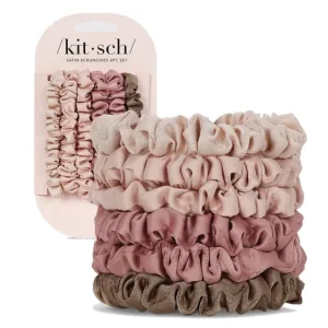Olcsó KITSCH Ultra Petite Szatén Hajgumi szett – Terrakotta