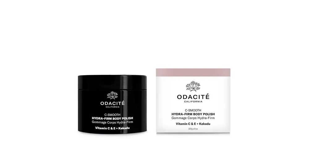Végkiárusítás ODACITÉ C-SMOOTH Feszesítő Testradír és Testápoló Kakadu szilvával, C- és E-vitaminnal
