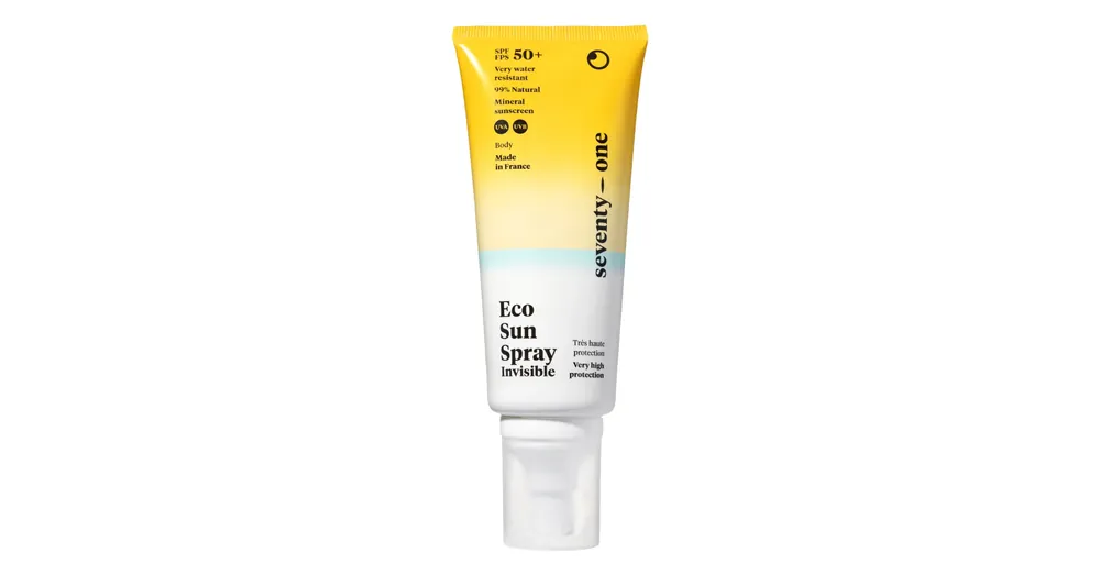 SEVENTYONE ECO SUN SPF50+ LÁTHATATLAN FÉNYVÉDŐ SPRAY TESTRE Vásárlói kedvenc
