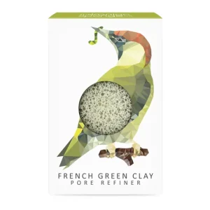 KONJAC SPONGE WOODLAND Harkály francia zöld agyag mini konjac arcszivacs Korlátozott ajánlat