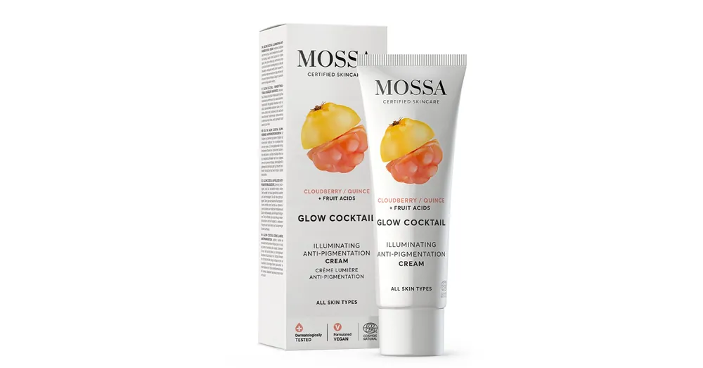 Újdonság AKCIÓS MOSSA GLOW COCKTAIL BŐRMEGÚJÍTÓ KRÉM GYÜMÖLCS SAVAKKAL