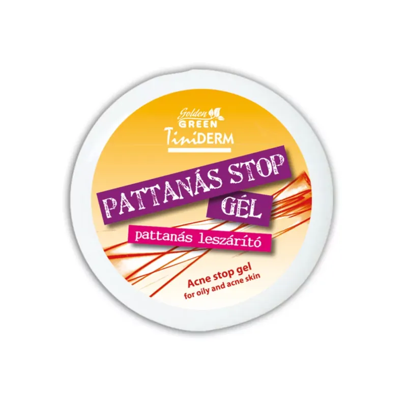 Golden GREEN Tini Derm Pattanás Stop Gél 100 ml Azonnali szállítás