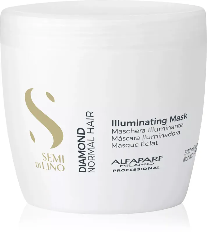 Bestseller Semi Di Lino Diamond Illuminating Mask hajmaszk normál hajra 500 ml