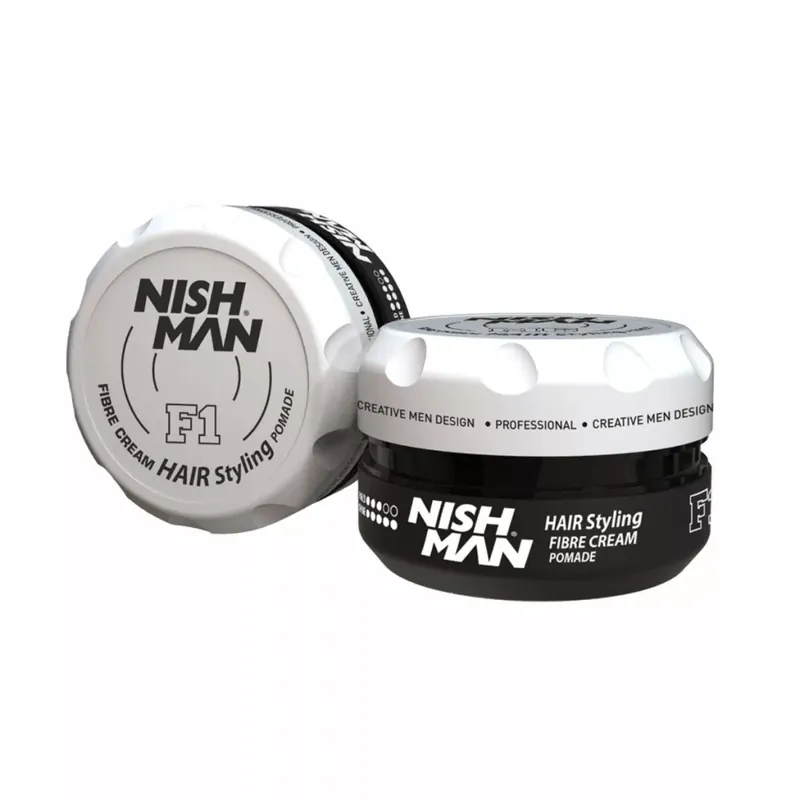 Gyors szállítás Nish Man F1 Fibre Cream Hair Styling Pomade - 100 ml