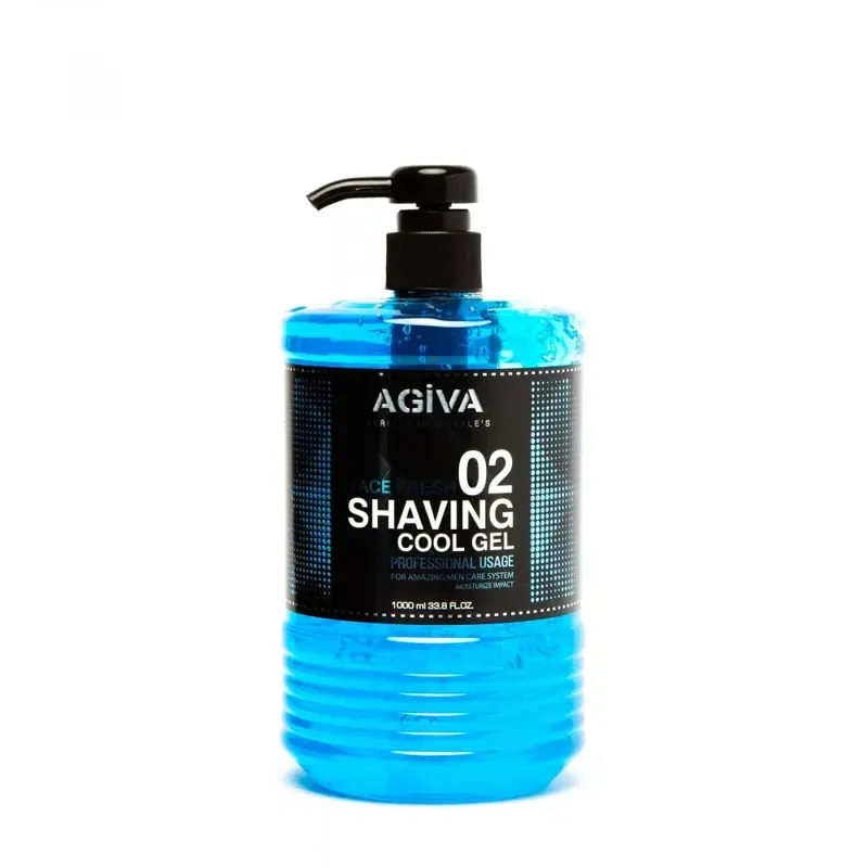 Kiárusítás AGIVA SHAVING GÉL 02 COOL borotvagél 1000 ML