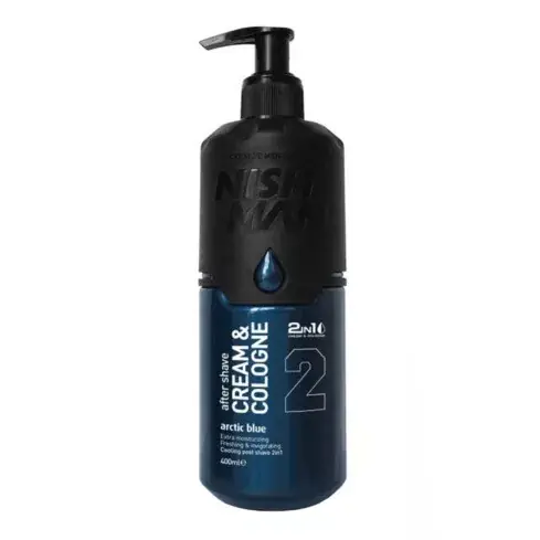 Akciós ár Nish Man After Shave Cream Cologne, Arctic Blue 400 ml