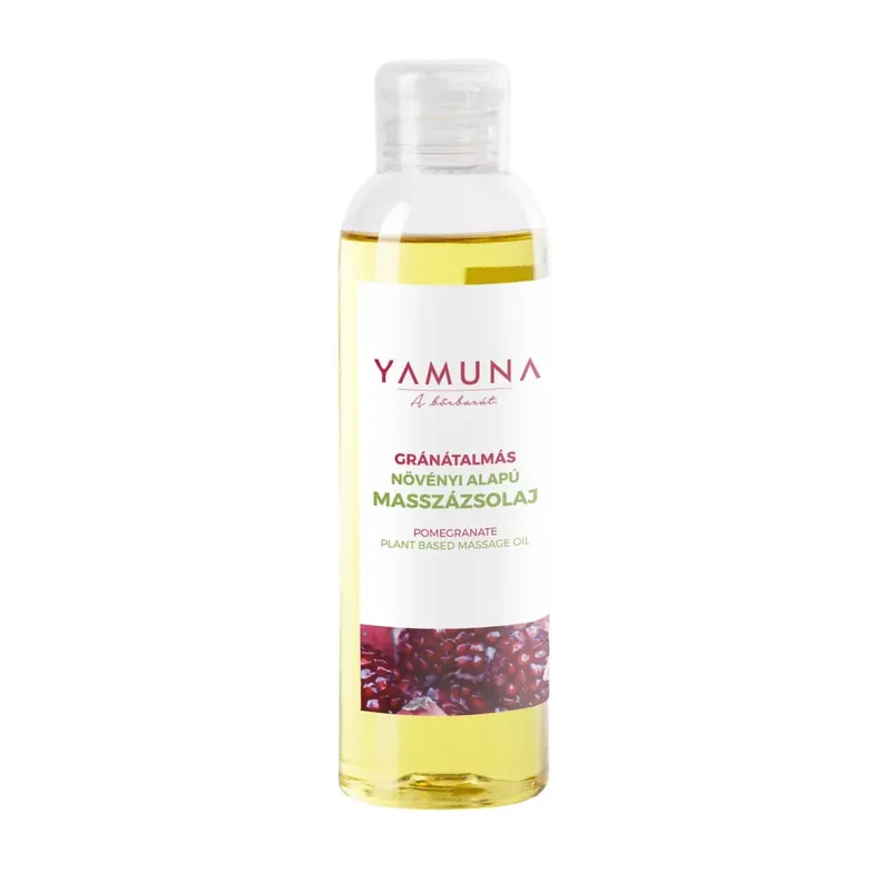 Biztonságos fizetés YAMUNA Gránátalmás növényi alapú masszázsolaj 250 ml