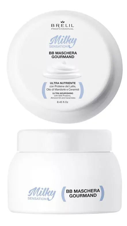 Népszerű MILKY SENSATION BB GOURMAND HAJMASZK 250 ml - Tejfehérjékkel és ceramidokkal