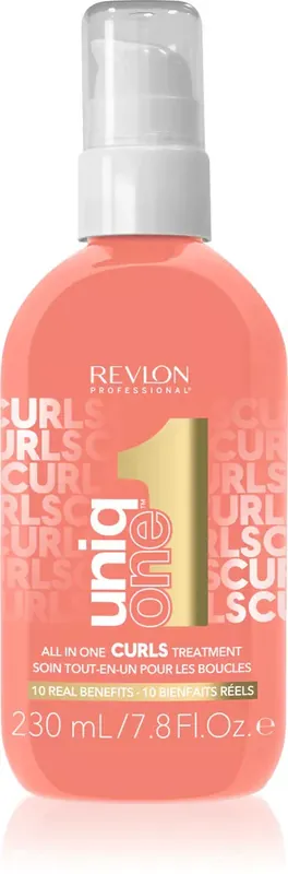Biztonságos vásárlás Revlon Professional UniqOne Curls Hair Treatment 10in1 leave in göndör hajra 230 ml