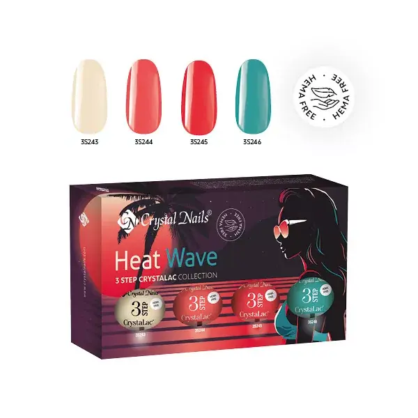 Népszerű Heat Wave 3 STEP CrystaLac készlet (4x4ml)