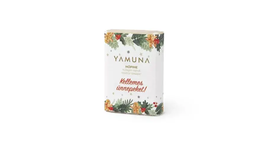 YAMUNA Kellemes Ünnepeket mini szappan hópihe 33g Kihagyhatatlan ajánlat