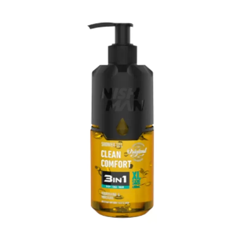Azonnal elérhető Nish Man Shower Gel 3in1 Clean Comfort tusfürdő 480ml