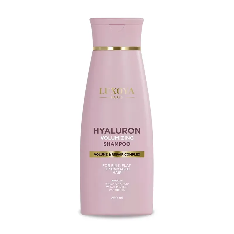 LUXOYA HYALURON VOLUMIZING SHAMPOO – HIALURONSAVAS VOLUMENNÖVELŐ SAMPON KERATINNAL - 250ml Kiárusítás