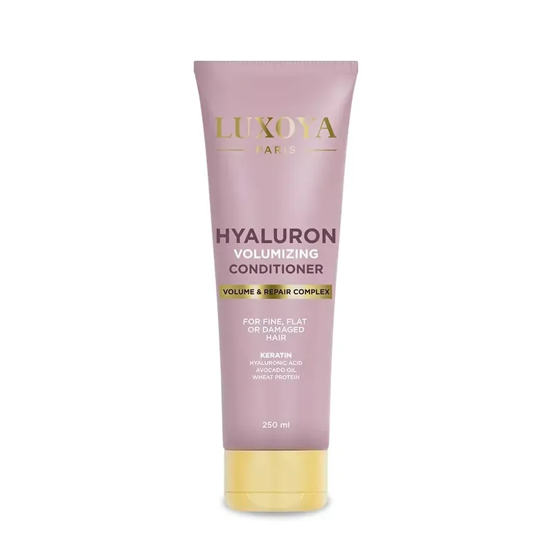 Nézd meg most LUXOYA HYALURON VOLUMIZING CONDITIONER – HIALURONSAVAS VOLUMENNÖVELŐ KONDICIONÁLÓ KERATINNAL - 250 ml