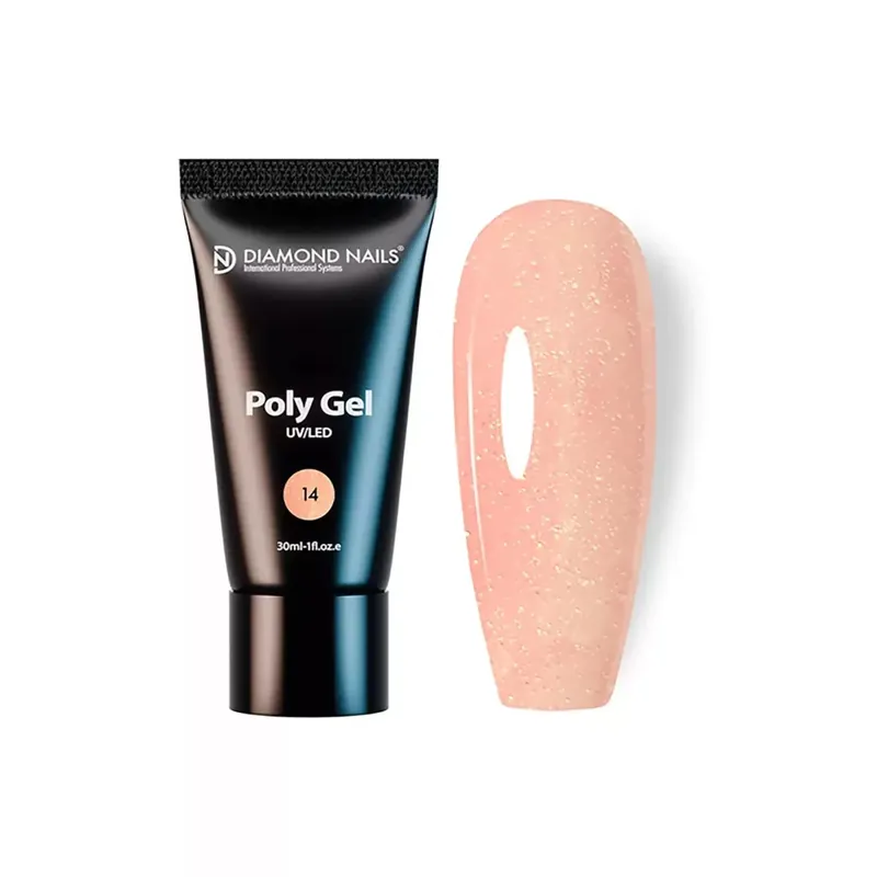 PolyGel 14 - Peach Shine - 30ml - HEMA-mentes Ajánlat