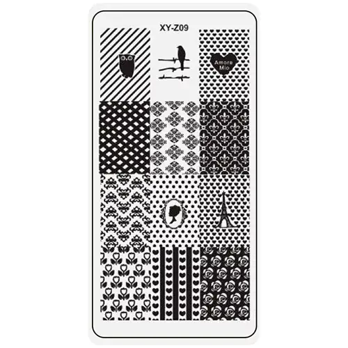 Olcsóbb Körömnyomda lemez 6x12 cm méretű -XY-Z09