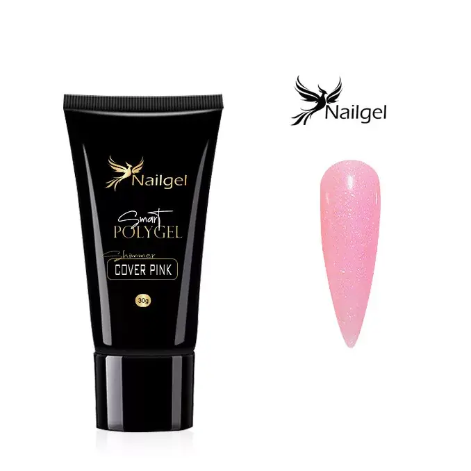Kihagyhatatlan ajánlat Smart polygel Shimmer Cover Pink - 30 g